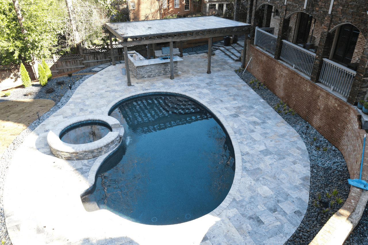 Pool, Pergola and Outdoor Kitchen